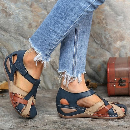 Sandalias ortopédicas con cuña, amortiguación y diseño transpirable – AMELYA