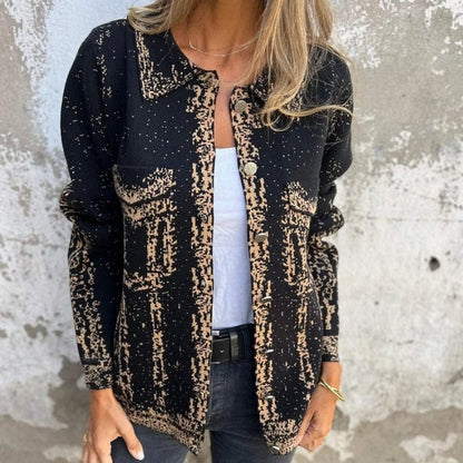 Blazer oversize de textura suave para mujer – LUNARIA