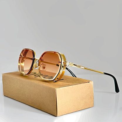 TOMÁS – Gafas de sol estilo aviador con lentes degradados y protección UV400