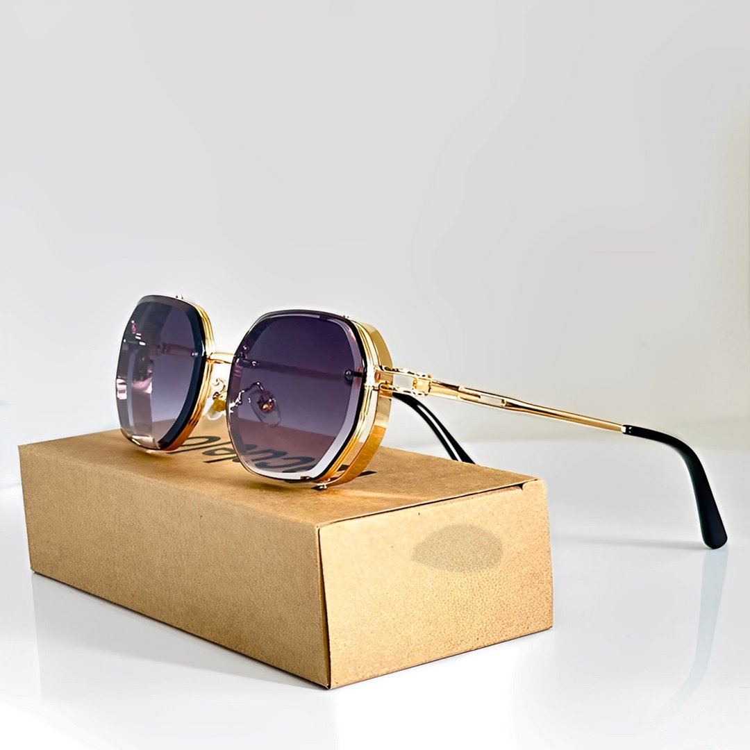 TOMÁS – Gafas de sol estilo aviador con lentes degradados y protección UV400