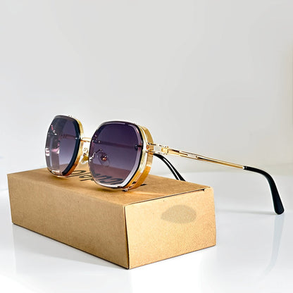 TOMÁS – Gafas de sol estilo aviador con lentes degradados y protección UV400