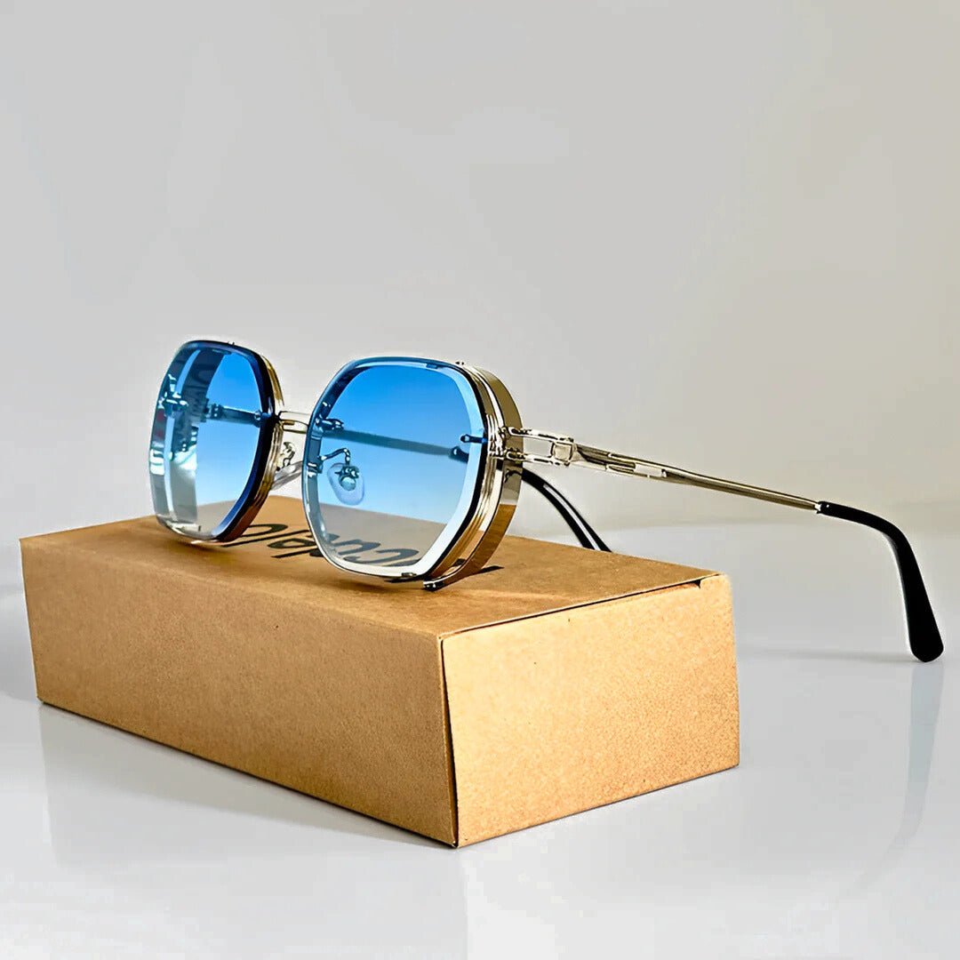 TOMÁS – Gafas de sol estilo aviador con lentes degradados y protección UV400