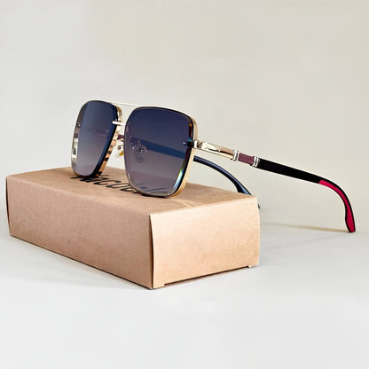 AURELIO – Gafas de sol tipo aviador con protección UV400 y lentes degradados