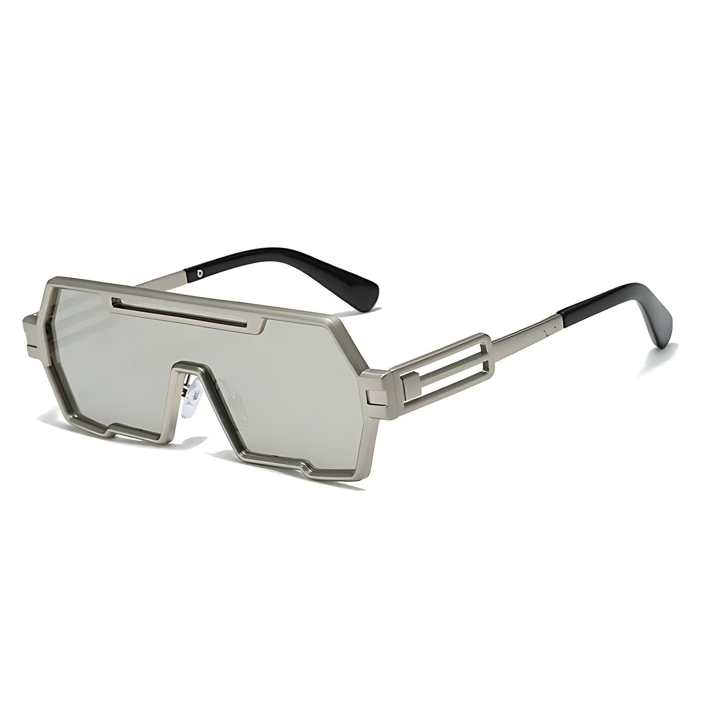 ORLANDO – Gafas de sol con montura cuadrada estilo steampunk y lentes degradados con protección UV400