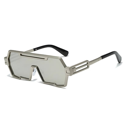 ORLANDO – Gafas de sol con montura cuadrada estilo steampunk y lentes degradados con protección UV400