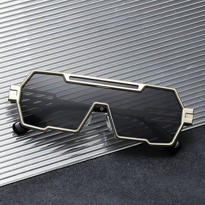 ORLANDO – Gafas de sol con montura cuadrada estilo steampunk y lentes degradados con protección UV400