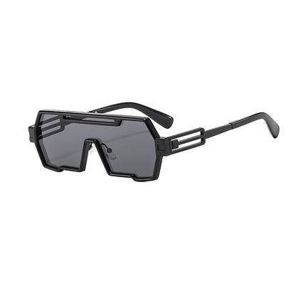 ORLANDO – Gafas de sol con montura cuadrada estilo steampunk y lentes degradados con protección UV400