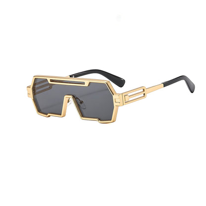 ORLANDO – Gafas de sol con montura cuadrada estilo steampunk y lentes degradados con protección UV400