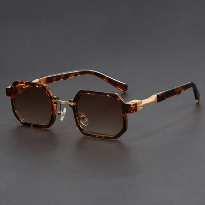 MATEO – Gafas de sol octogonales con montura mate y protección UV