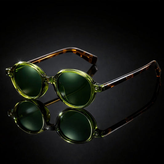 ALBERTO – Gafas de sol ovaladas con montura de acetato, lentes polarizados y varillas TR90