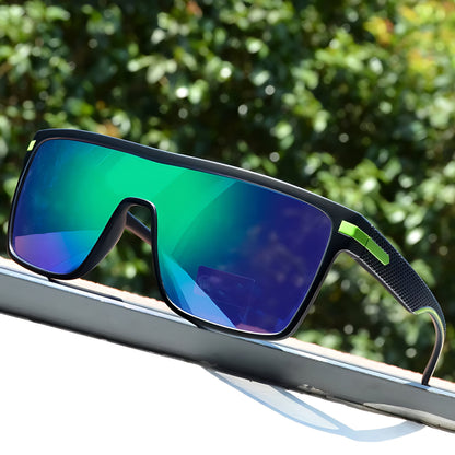 ESTEBAN – Gafas de sol cuadradas con montura ligera, lentes polarizados degradados y protección UV400