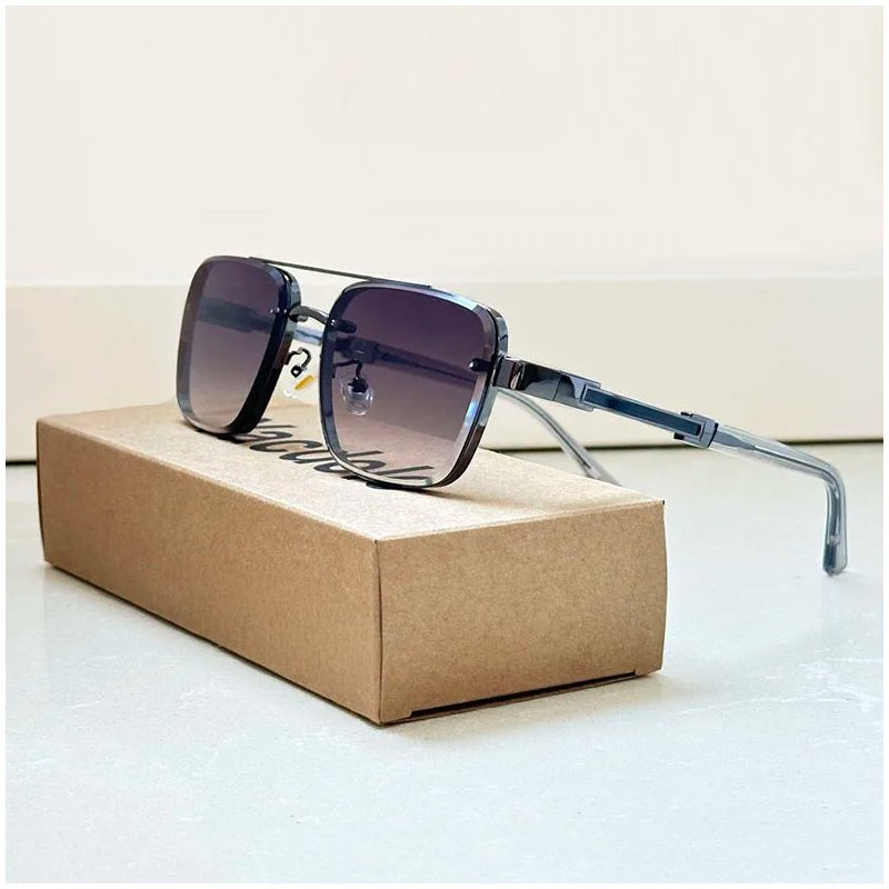 GALILEO – Gafas de sol retro estilo aviador con montura dorada y lentes degradados