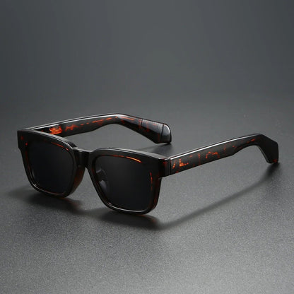 MATEO – Gafas de sol retro de montura gruesa cuadrada y lentes polarizados