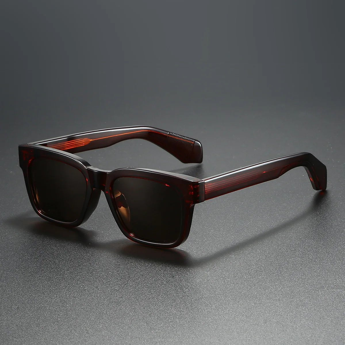 MATEO – Gafas de sol retro de montura gruesa cuadrada y lentes polarizados