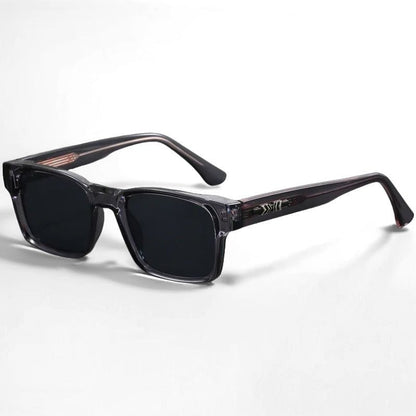 NESTOR – Gafas de sol con montura cuadrada de acetato, lentes degradados y protección UV400