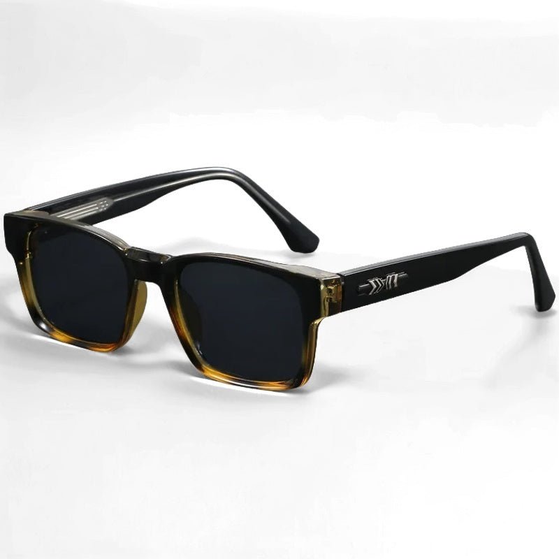 NESTOR – Gafas de sol con montura cuadrada de acetato, lentes degradados y protección UV400