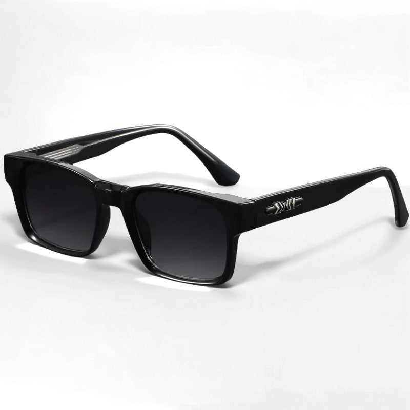 NESTOR – Gafas de sol con montura cuadrada de acetato, lentes degradados y protección UV400