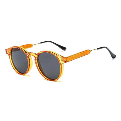 EMILIO – Gafas de sol redondas estilo vintage, ligeras y unisex