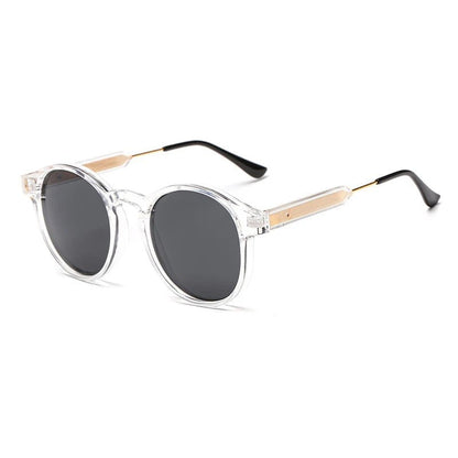 EMILIO – Gafas de sol redondas estilo vintage, ligeras y unisex