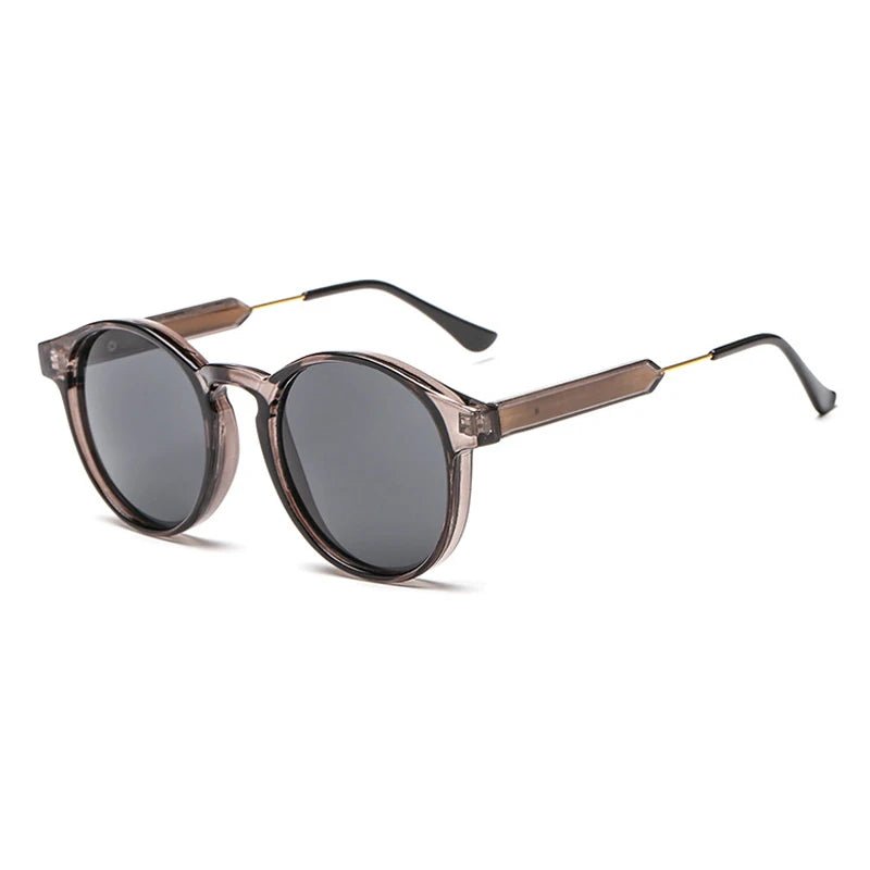 EMILIO – Gafas de sol redondas estilo vintage, ligeras y unisex
