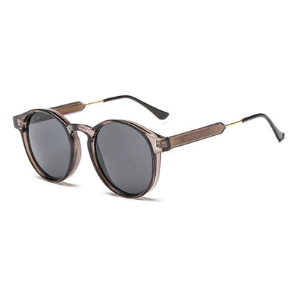 EMILIO – Gafas de sol redondas estilo vintage, ligeras y unisex