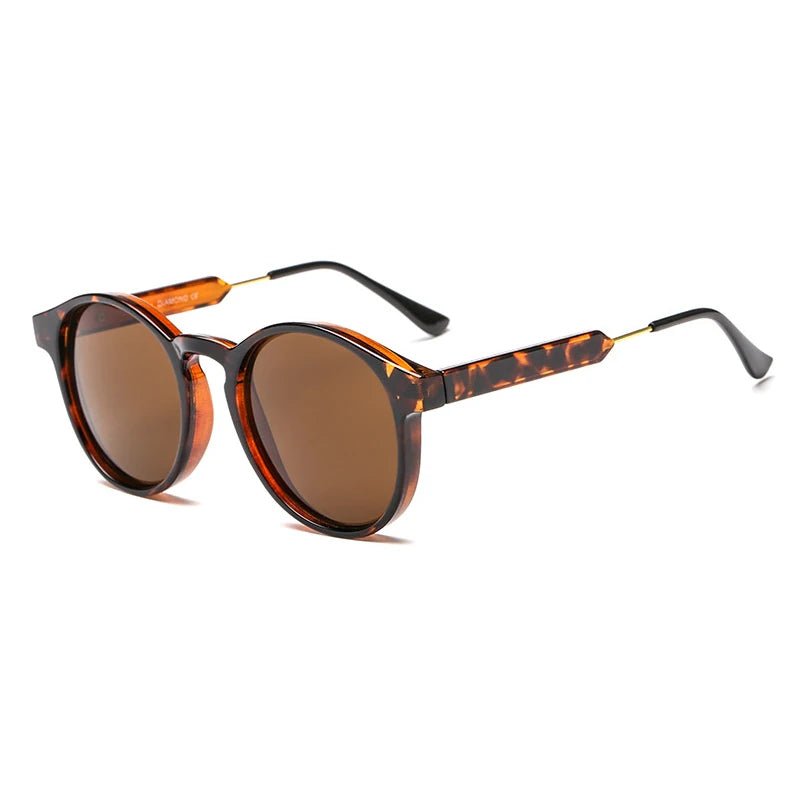 EMILIO – Gafas de sol redondas estilo vintage, ligeras y unisex