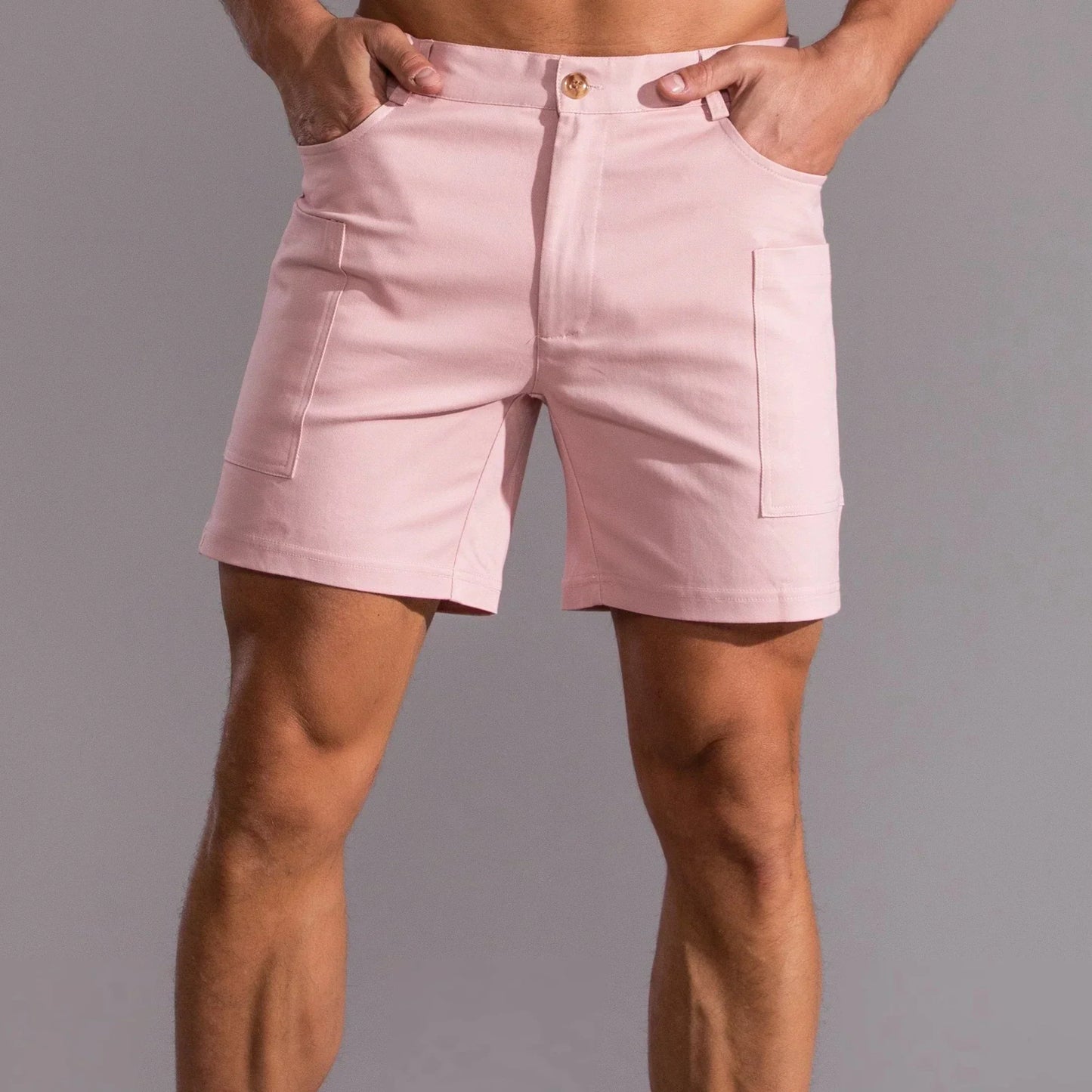 Nereo – Pantalones cortos cargo de hombre con corte recto