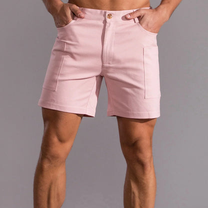 Nereo – Pantalones cortos cargo de hombre con corte recto