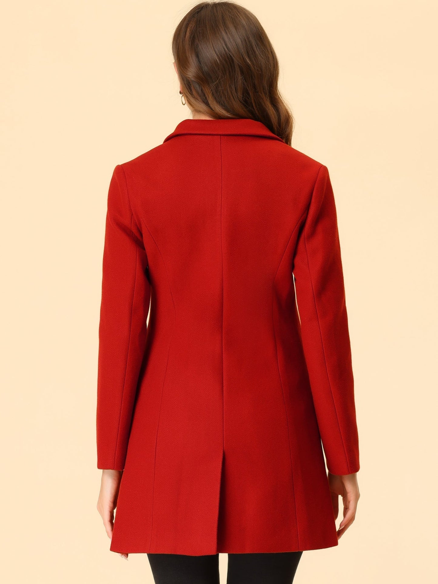 Abrigo de invierno para mujer con solapa clásica – LIVARA