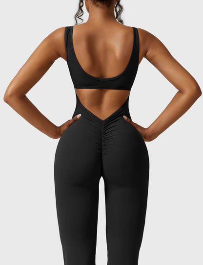 Elara – Mono elegante con espalda en V para mujer