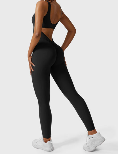 Elara – Mono elegante con espalda en V para mujer