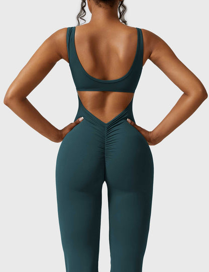 Elara – Mono elegante con espalda en V para mujer