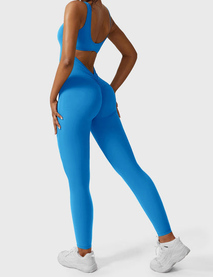 Elara – Mono elegante con espalda en V para mujer