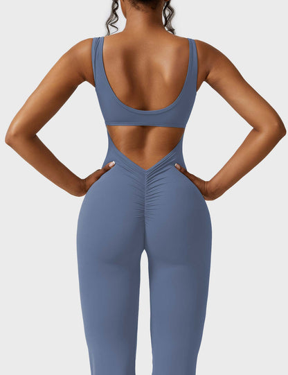 Elara – Mono elegante con espalda en V para mujer