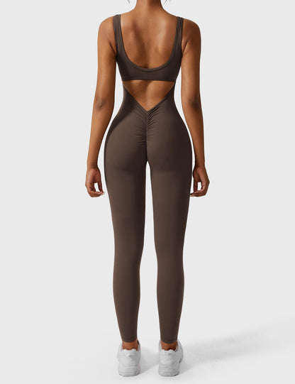 Elara – Mono elegante con espalda en V para mujer