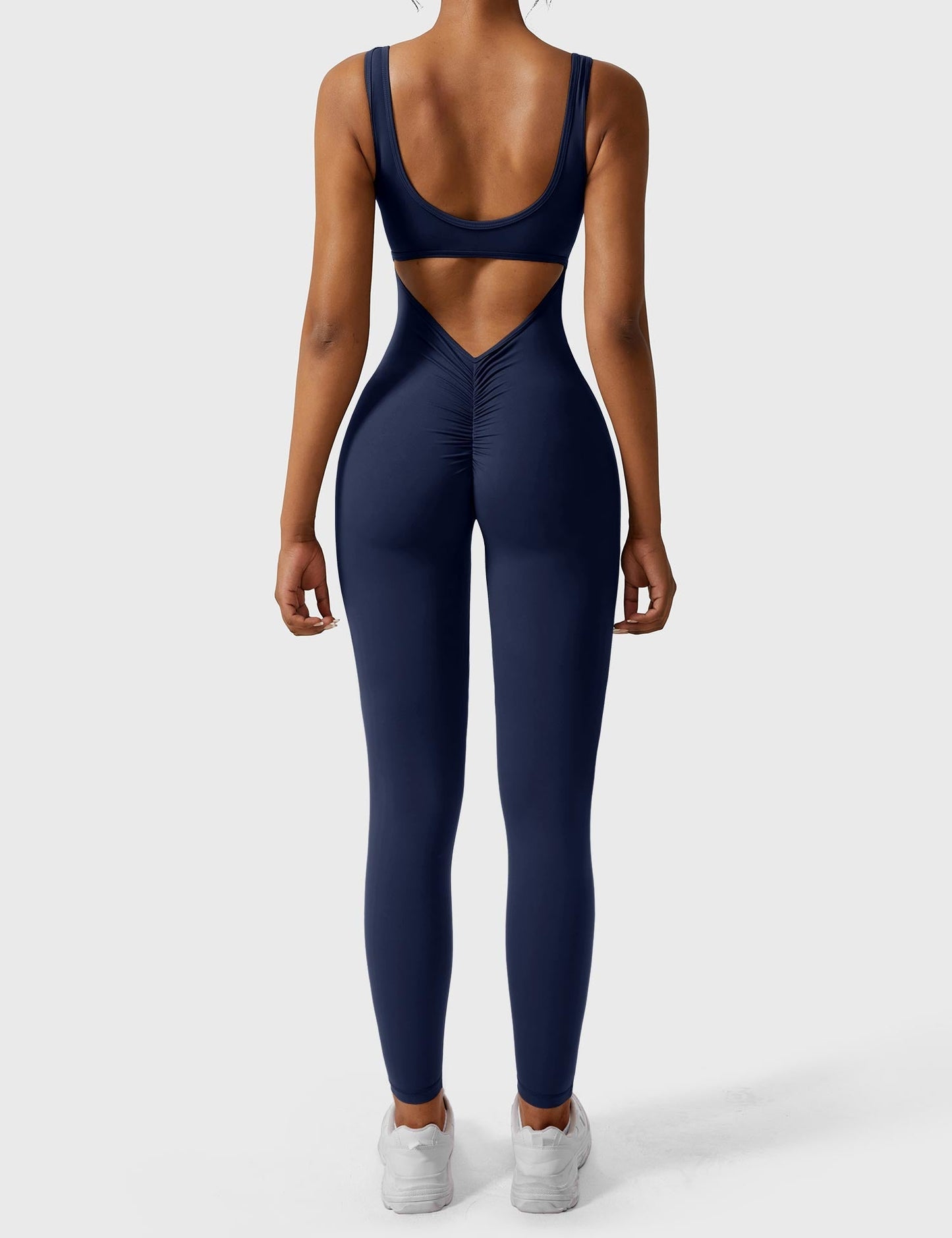 Elara – Mono elegante con espalda en V para mujer