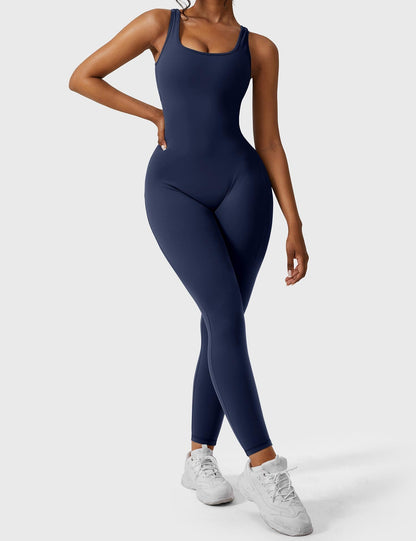 Elara – Mono elegante con espalda en V para mujer
