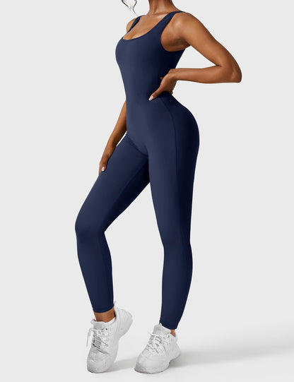 Elara – Mono elegante con espalda en V para mujer