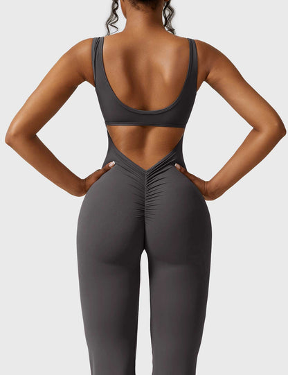 Elara – Mono elegante con espalda en V para mujer