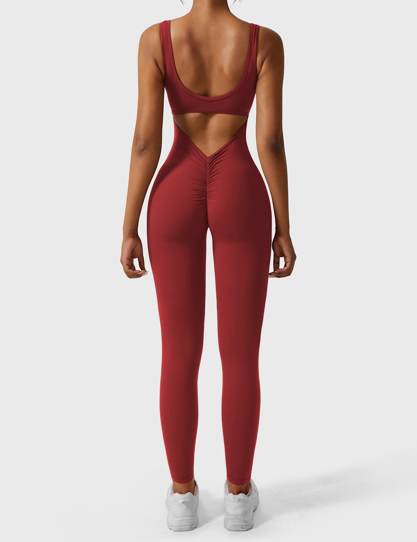 Elara – Mono elegante con espalda en V para mujer