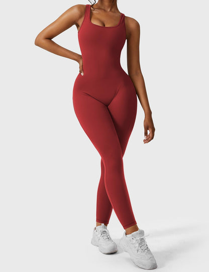 Elara – Mono elegante con espalda en V para mujer