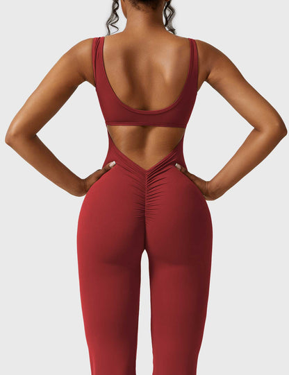 Elara – Mono elegante con espalda en V para mujer