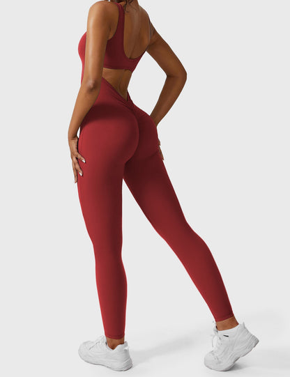 Elara – Mono elegante con espalda en V para mujer