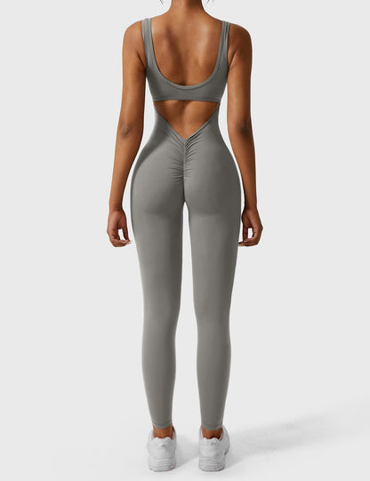 Elara – Mono elegante con espalda en V para mujer