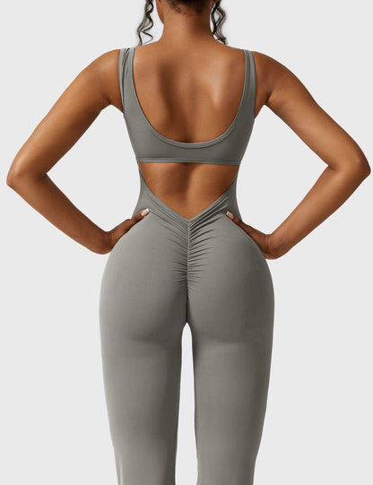 Elara – Mono elegante con espalda en V para mujer