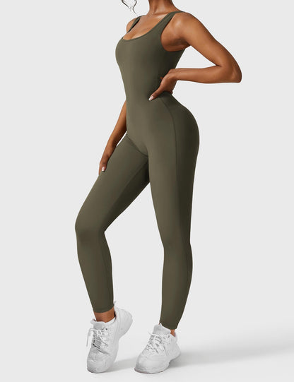 Elara – Mono elegante con espalda en V para mujer