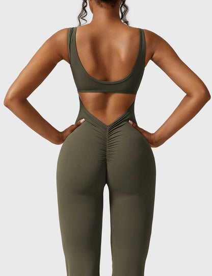 Elara – Mono elegante con espalda en V para mujer