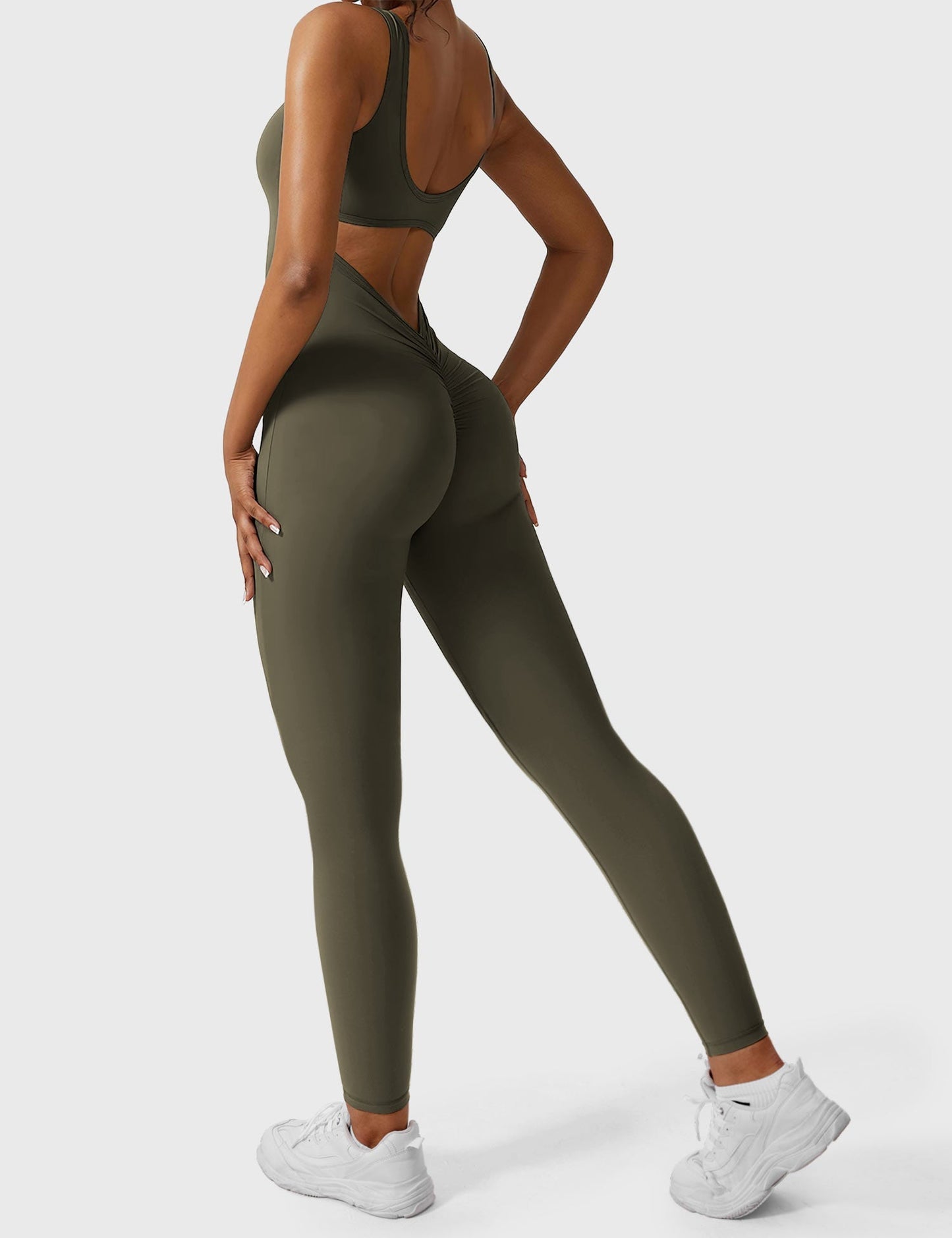 Elara – Mono elegante con espalda en V para mujer