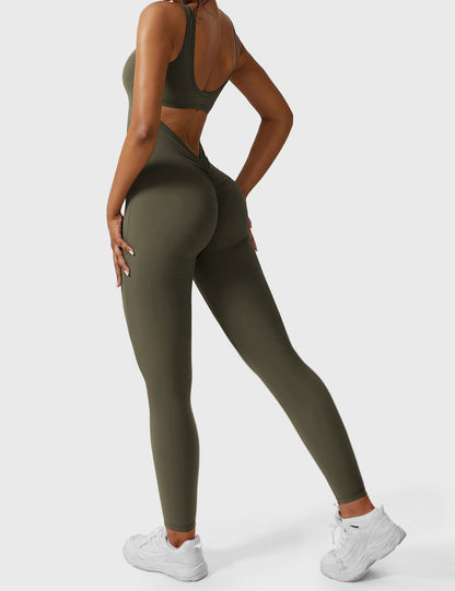 Elara – Mono elegante con espalda en V para mujer