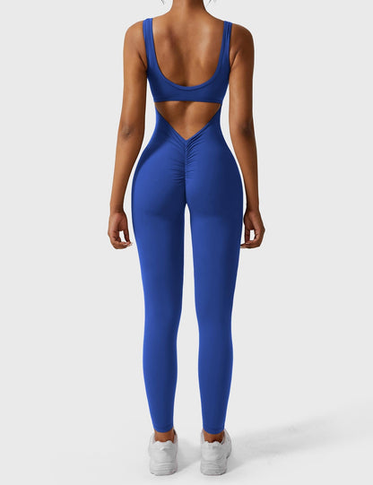 Elara – Mono elegante con espalda en V para mujer